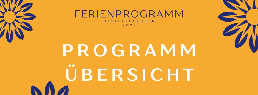 Ferienprogramm 2023 klein